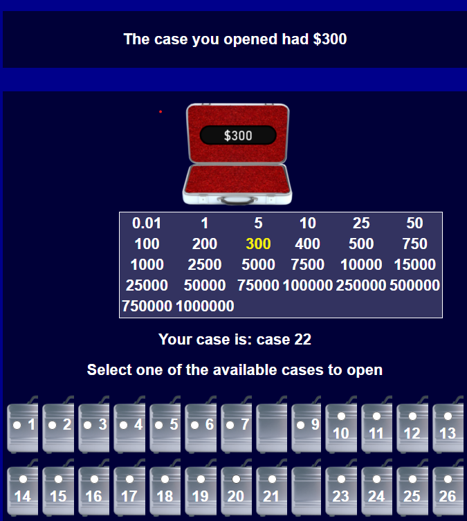 Gameshow Simulator