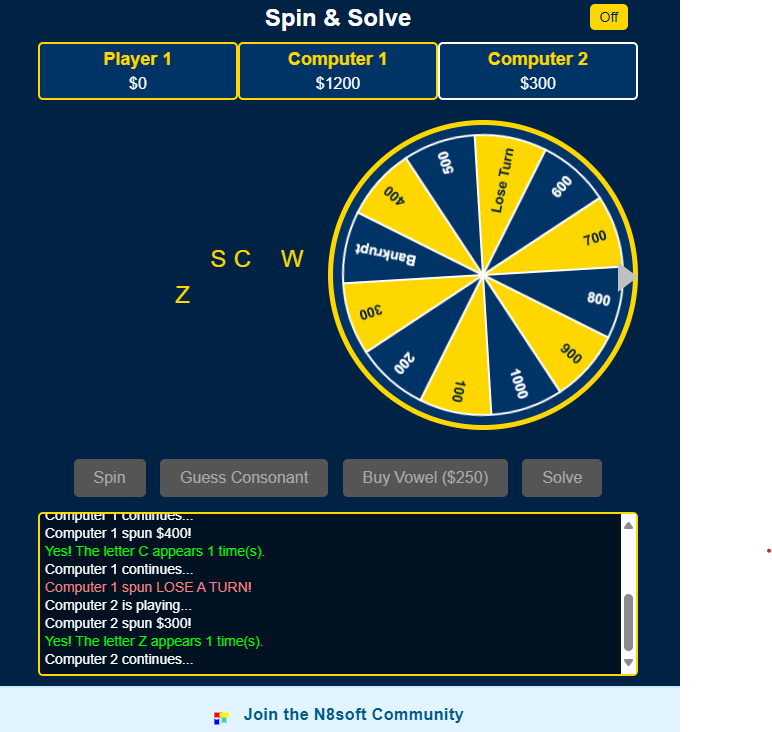 Spin & Solve